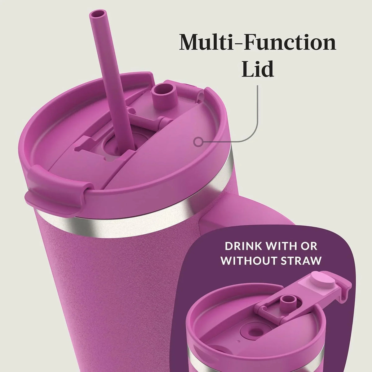 Contigo Streeterville 40oz Tumbler, Stainless Steel Vacuum Insulated, Leak-Proof, Cold for 29 Hours, Salt