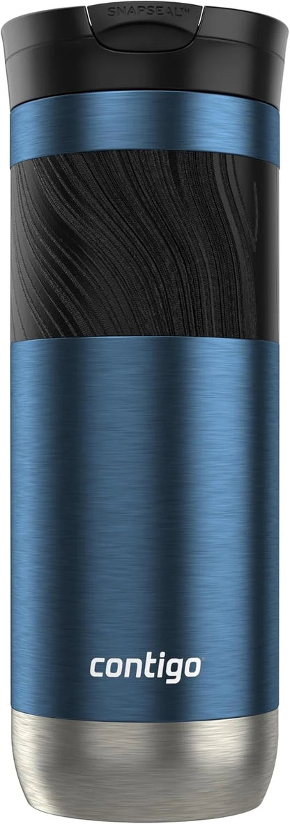Contigo Byron 2.0 Stainless Steel Travel Mug with SNAPSEAL Lid and Grip 20oz. Juniper